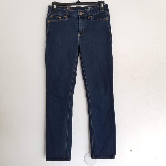J. Crew Reid Cone Denim Medium Dark Wash Jeans 27 - Picture 3 of 14
